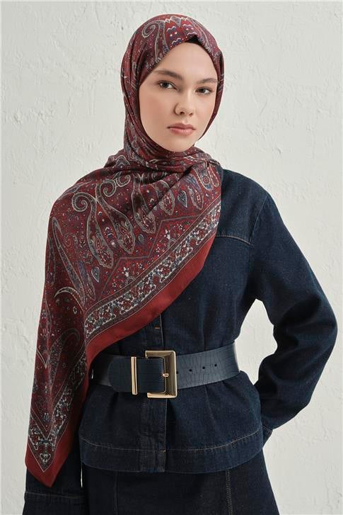 Armine Premium Pure Etnik Desen Şal 4 35