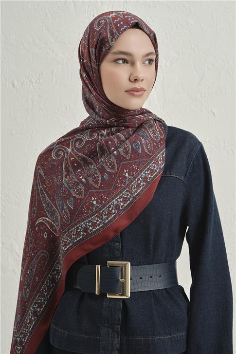 Armine Premium Pure Etnik Desen Şal 4 35