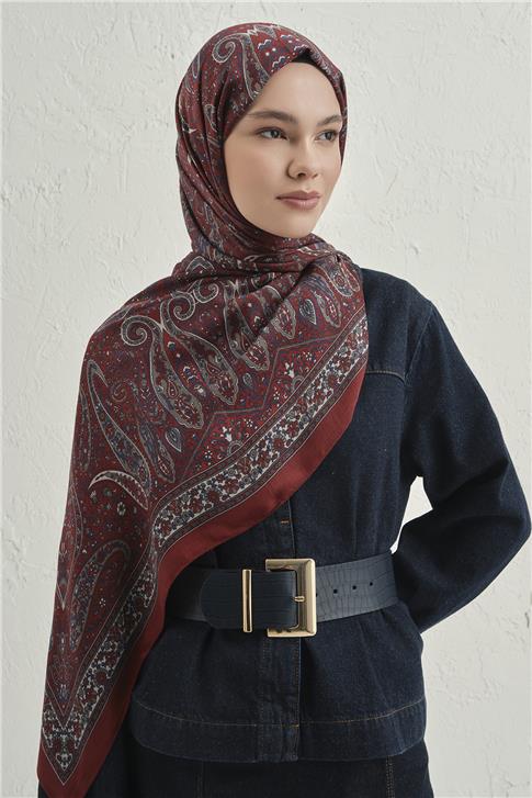 Armine Premium Pure Etnik Desen Şal 4 35