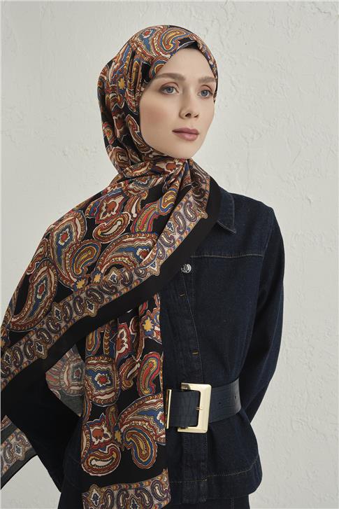 Armine Premium Pure Etnik Desen Şal 1 18