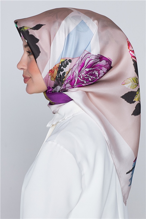 Armine Nostalji Twill İpek Eşarp 18Ya0642 34