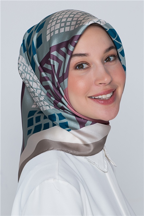 Armine Nostalji Twill İpek Eşarp 18Ya2824 15