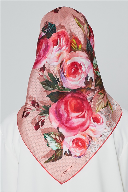 Armine Nostalji Twill İpek Eşarp 18Ya4513 3 01
