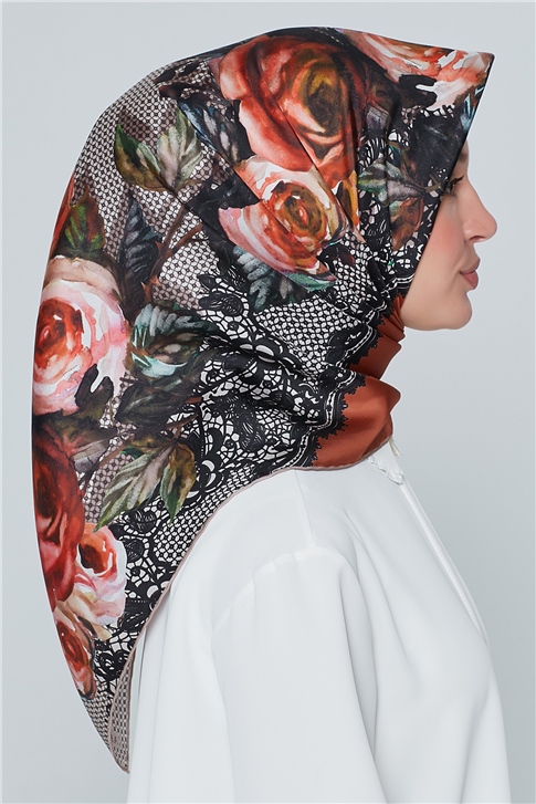 Armine Nostalji Twill İpek Eşarp 18Ya4513 3 34