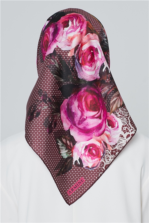 Armine Nostalji Twill İpek Eşarp 18Ya4513 3 81