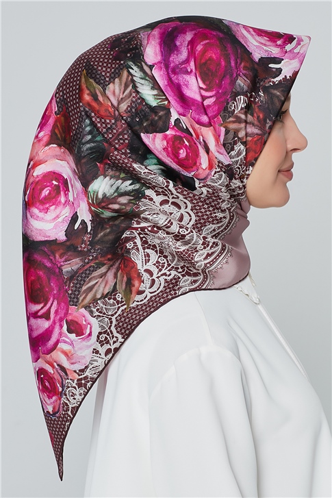 Armine Nostalji Twill İpek Eşarp 18Ya4513 3 81