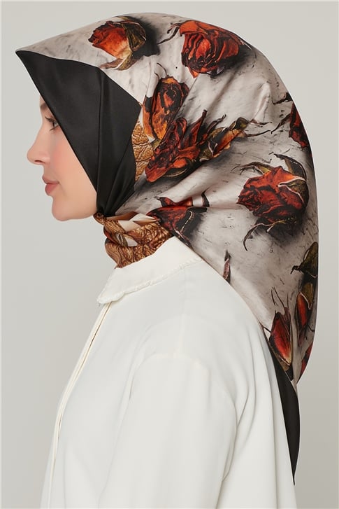 Armine Nostalji Twill İpek Eşarp 18Ya4533 09