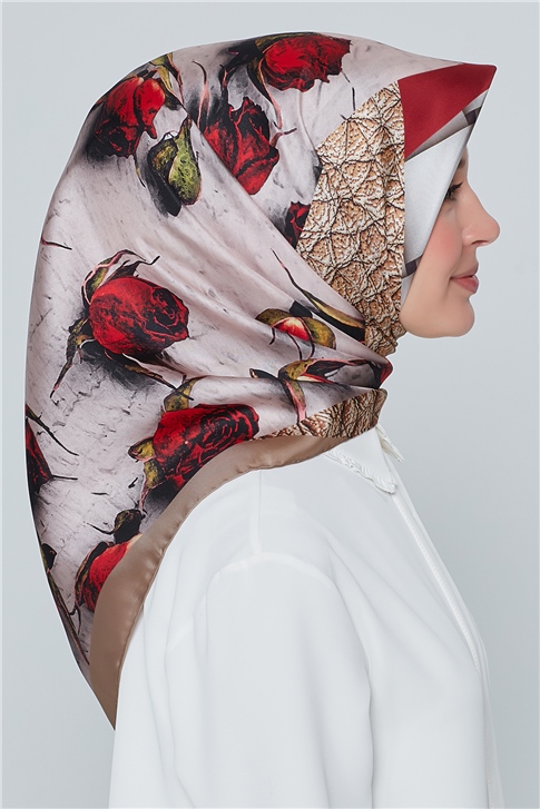 Armine Nostalji Twill İpek Eşarp 18Ya4533 10