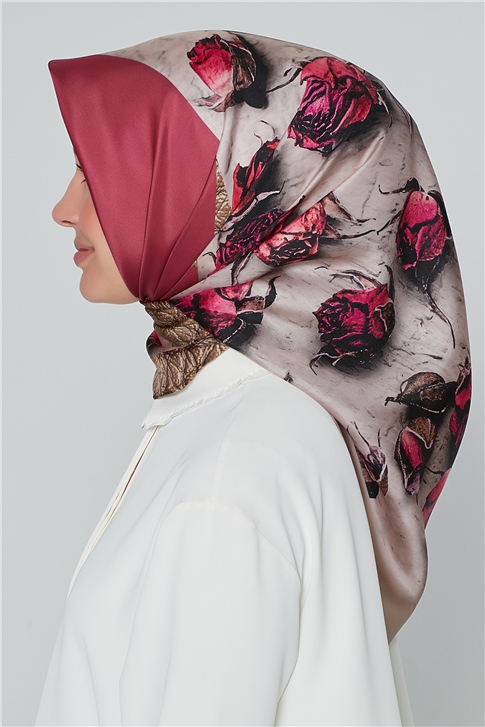 Armine Nostalji Twill İpek Eşarp 18Ya4533 11