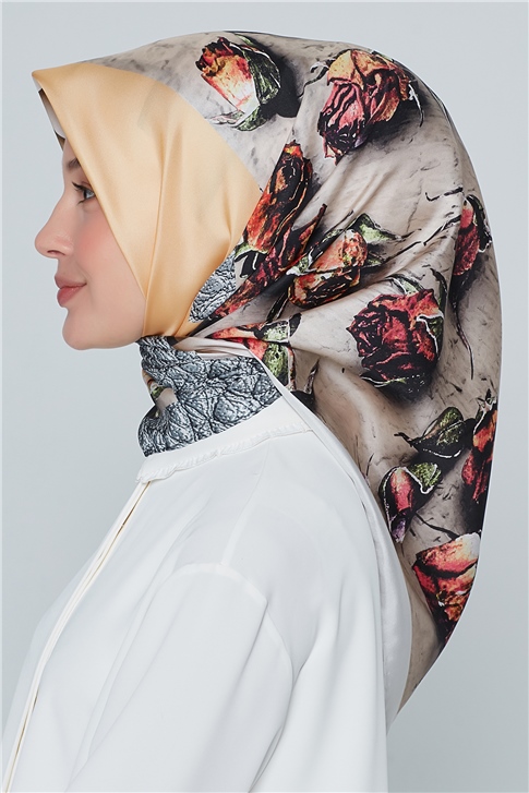 Armine Nostalji Twill İpek Eşarp 18Ya4533 37