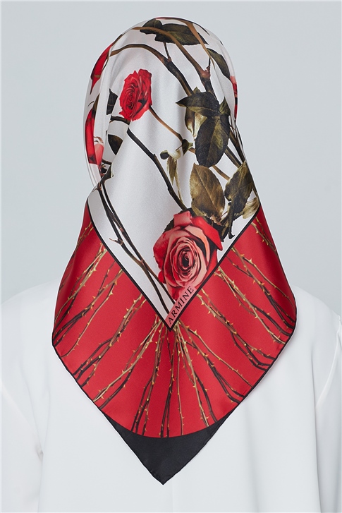 Armine Nostalji Twill İpek Eşarp 18Ya7240 31 32