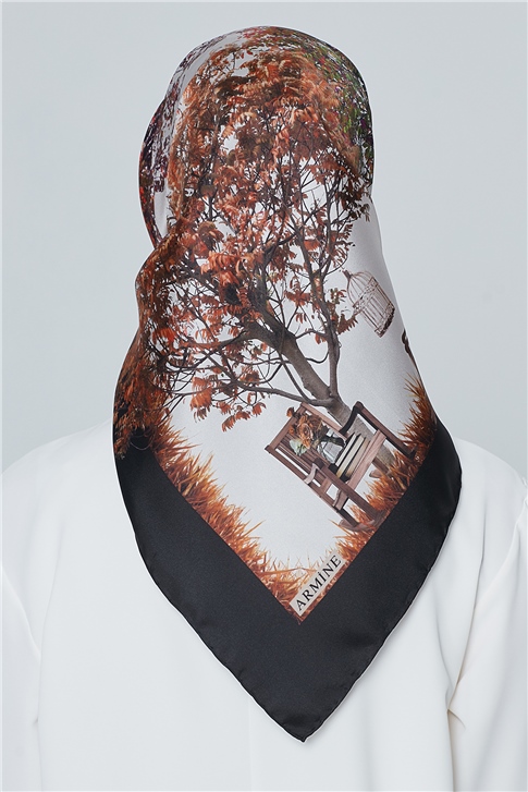 Armine Nostalji Twill İpek Eşarp 18Ya7276 26 28