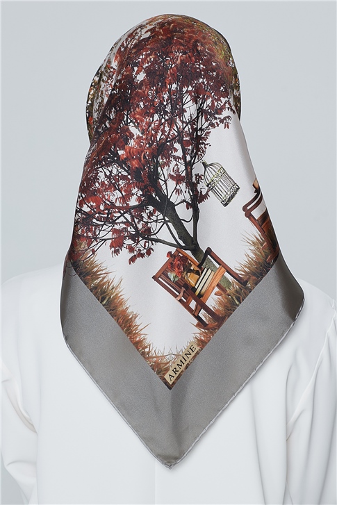 Armine Nostalji Twill İpek Eşarp 18Ya7276 26 32