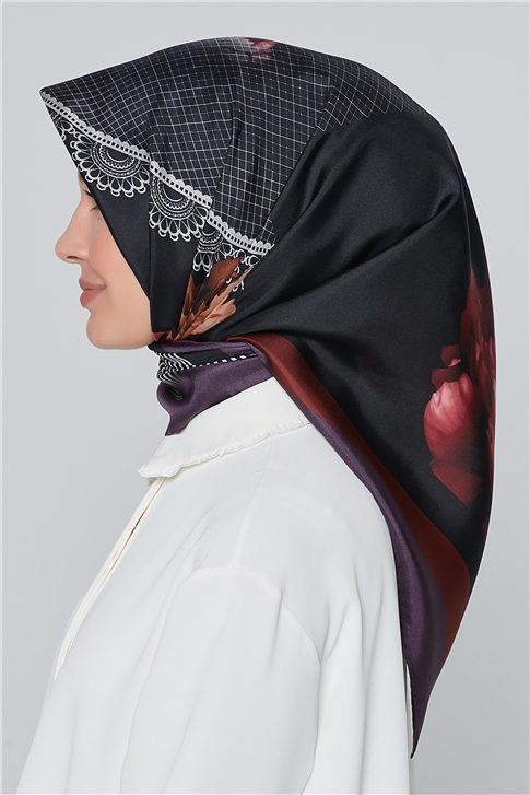 Armine Nostalji Twill İpek Eşarp 18Ya7284 06