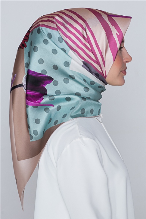 Armine Nostalji Twill İpek Eşarp 18Ya7297 8 32