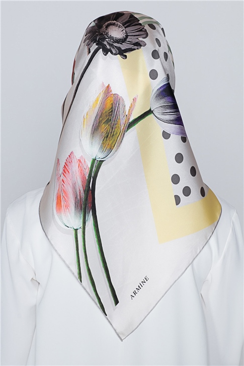 Armine Nostalji Twill İpek Eşarp 18Ya7297 8 81