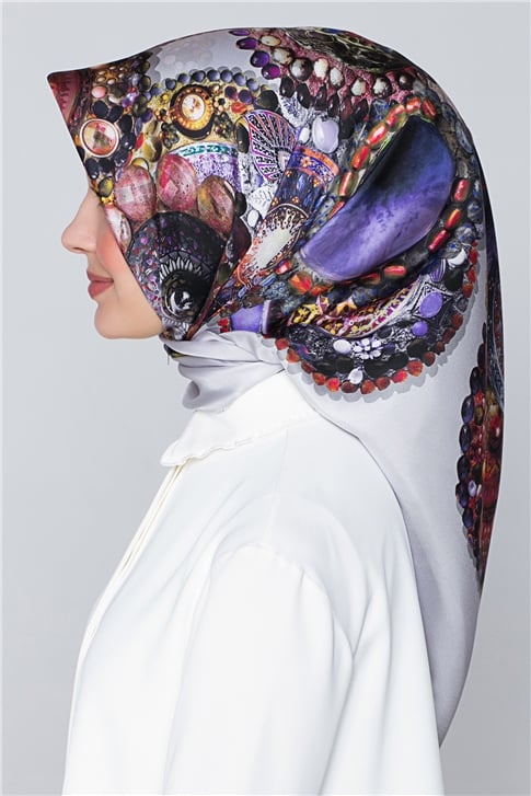 Armine Nostalji Twill İpek Eşarp 18Ya7405 83