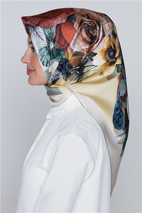 Armine Nostalji Twill İpek Eşarp 18Ya7580 36 80