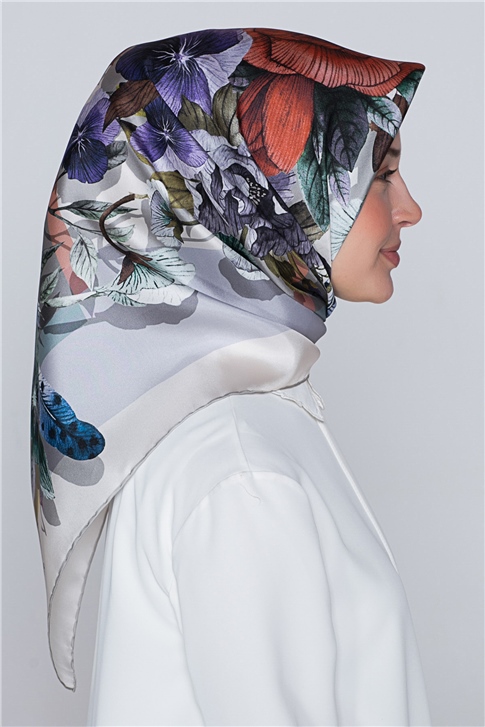 Armine Nostalji Twill İpek Eşarp 18Ya7580 36 80