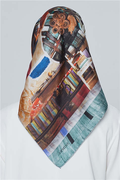 Armine Nostalji Twill İpek Eşarp 18Ya8051 31 31