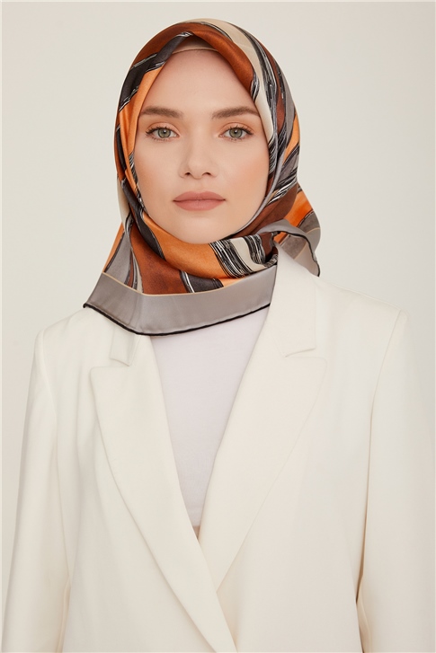 Armine Twill İpek Eşarp 22Ka8802 36