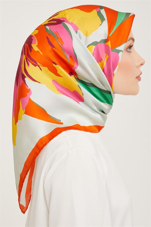 Armine Twill İpek Eşarp 23Ka9042 3 34