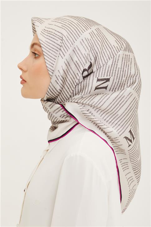 Armine Twill İpek Eşarp 23Ya8942 6 04