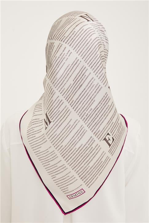 Armine Twill İpek Eşarp 23Ya8942 6 04