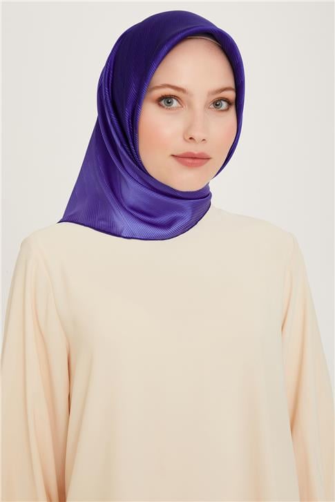 Armine Geometrik Desenli Sura Saf İpek Eşarp 9237D 06