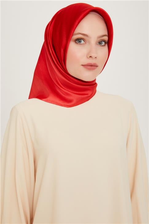 Armine Geometrik Desenli Sura Saf İpek Eşarp 9237D 09