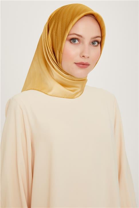 Armine Geometrik Desenli Sura Saf İpek Eşarp 9237D 33