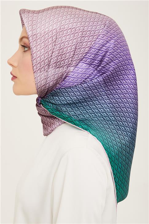 Armine Monogram Desenli Twill İpek Eşarp 24Ya9104 52 83