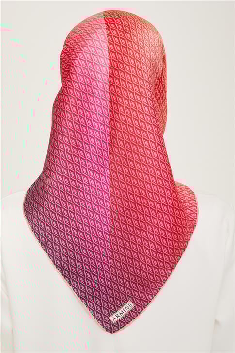 Armine Monogram Desenli Sura İpek Eşarp 24Ya9104 52 52