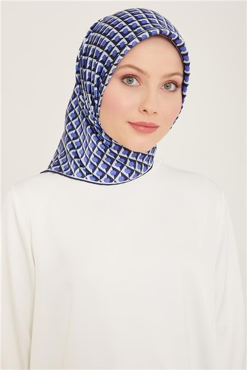 Armine Geometrik Desenli Twill İpek Eşarp 24Ya9109 53 32