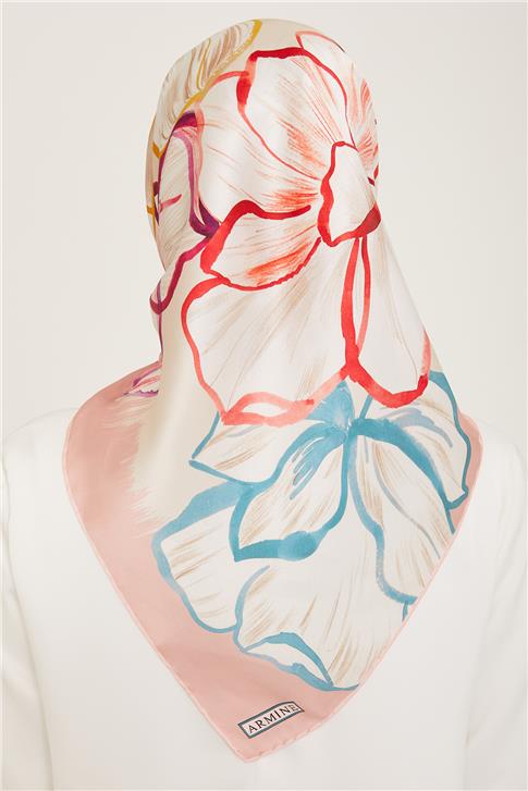 Armine Monogram Desenli Sura İpek Eşarp 24Ya9111 82 08