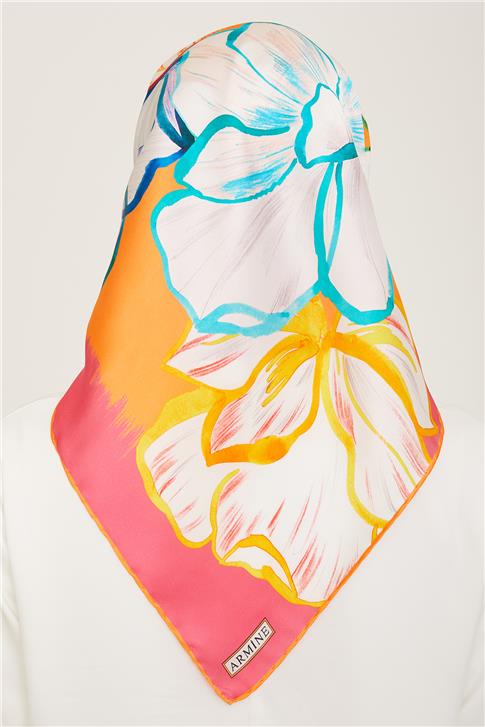 Armine Monogram Desenli Sura İpek Eşarp 24Ya9111 82 54