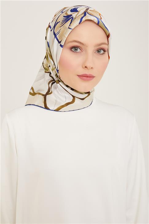 Armine Monogram Desenli Sura İpek Eşarp 24Ya9111 82 83