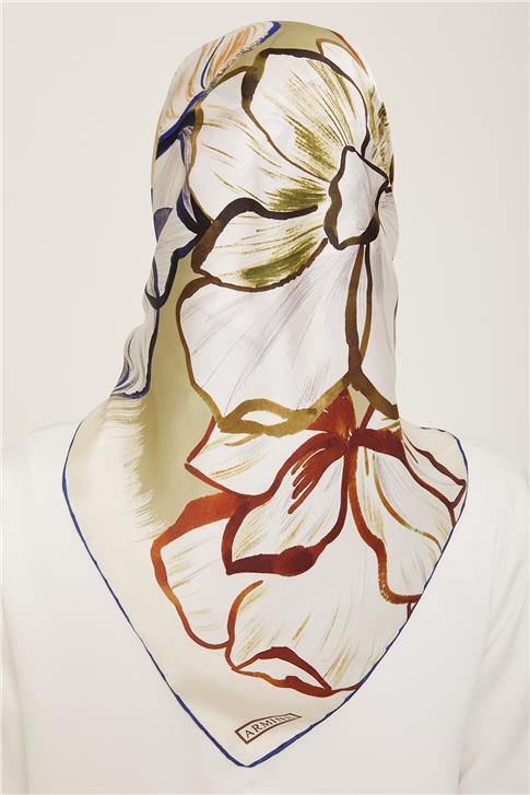 Armine Monogram Desenli Sura İpek Eşarp 24Ya9111 82 83