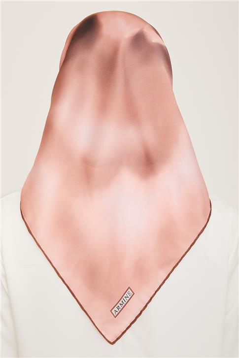 Armine Çiçek Desenli Twill İpek Eşarp 24Ya9124 82 57