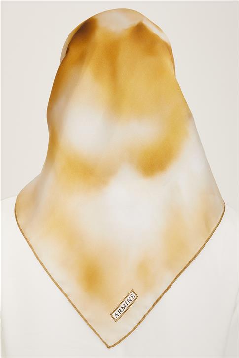 Armine Geometrik Desenli Sura İpek Eşarp 24Ya9125 83 36