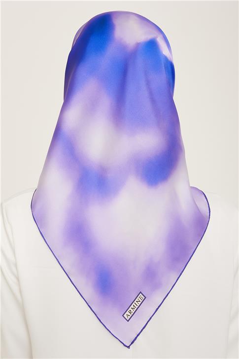 Armine Geometrik Desenli Sura İpek Eşarp 24Ya9125 83 81