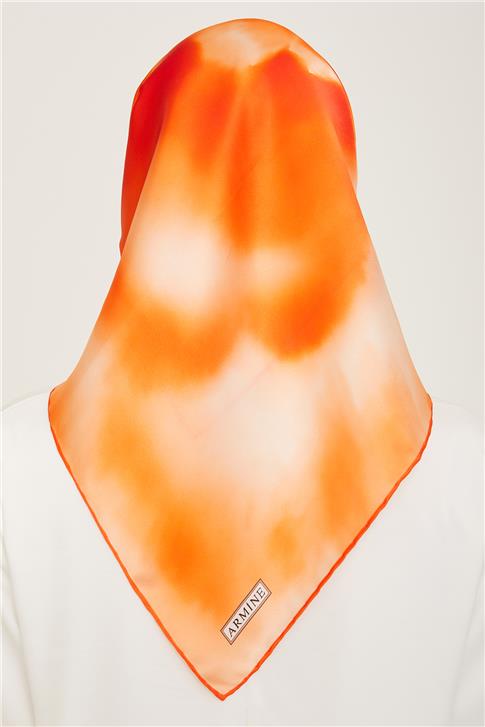 Armine Geometrik Desenli Sura İpek Eşarp 24Ya9125 83 86