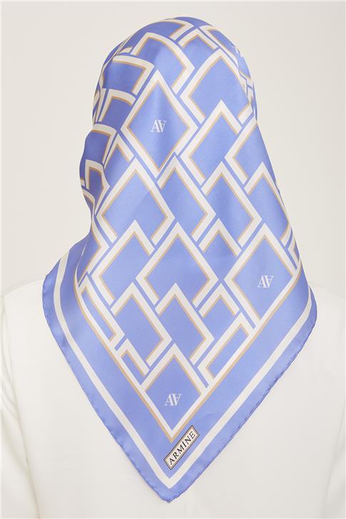 Armine Monogram Desenli Twill İpek Eşarp 24Ya9132 85 80