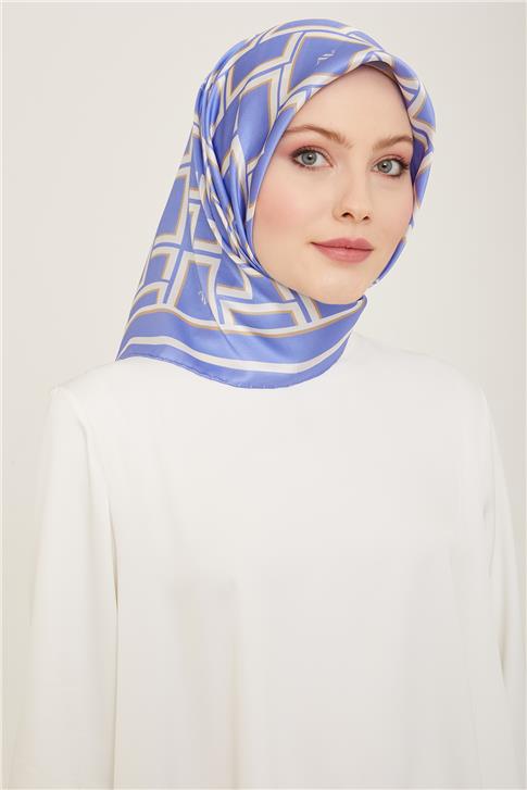Armine Monogram Desenli Twill İpek Eşarp 24Ya9132 85 80