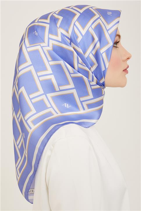 Armine Monogram Desenli Twill İpek Eşarp 24Ya9132 85 80