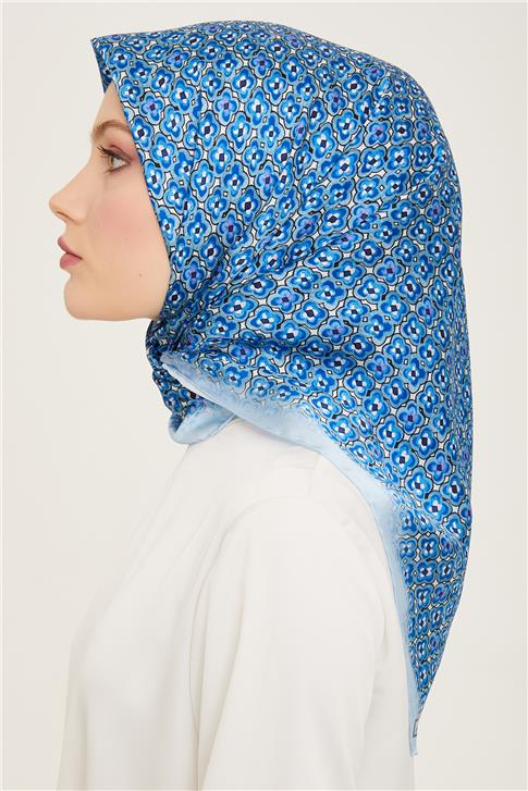 Armine Klasik Desenli Twill İpek Eşarp 24Ya9134 67 39