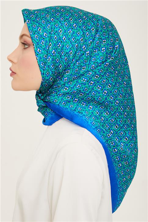 Armine Klasik Desenli Twill İpek Eşarp 24Ya9134 67 53