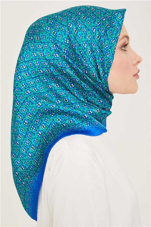 Armine Klasik Desenli Twill İpek Eşarp 24Ya9134 67 53