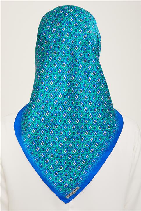 Armine Klasik Desenli Twill İpek Eşarp 24Ya9134 67 53