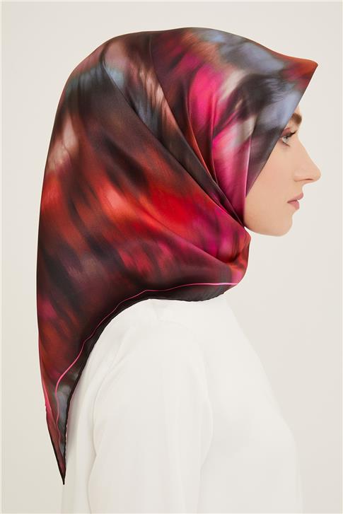 Armine Geometrik Desenli Sura İpek Eşarp 24Ya9137 56 59